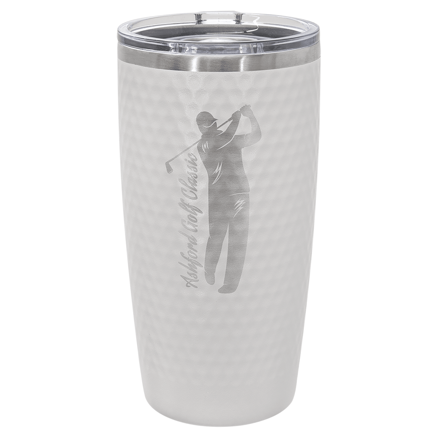 Polar Camel 20 oz. Golf Tumbler with Dimples and Slider Lid