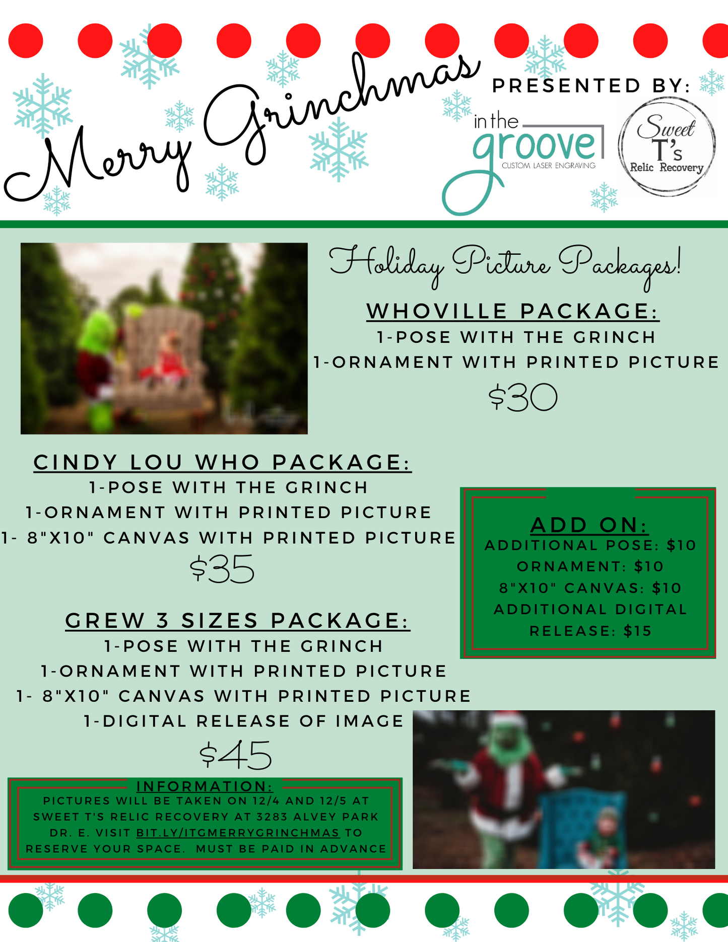 Merry Grinchmas Pictures!