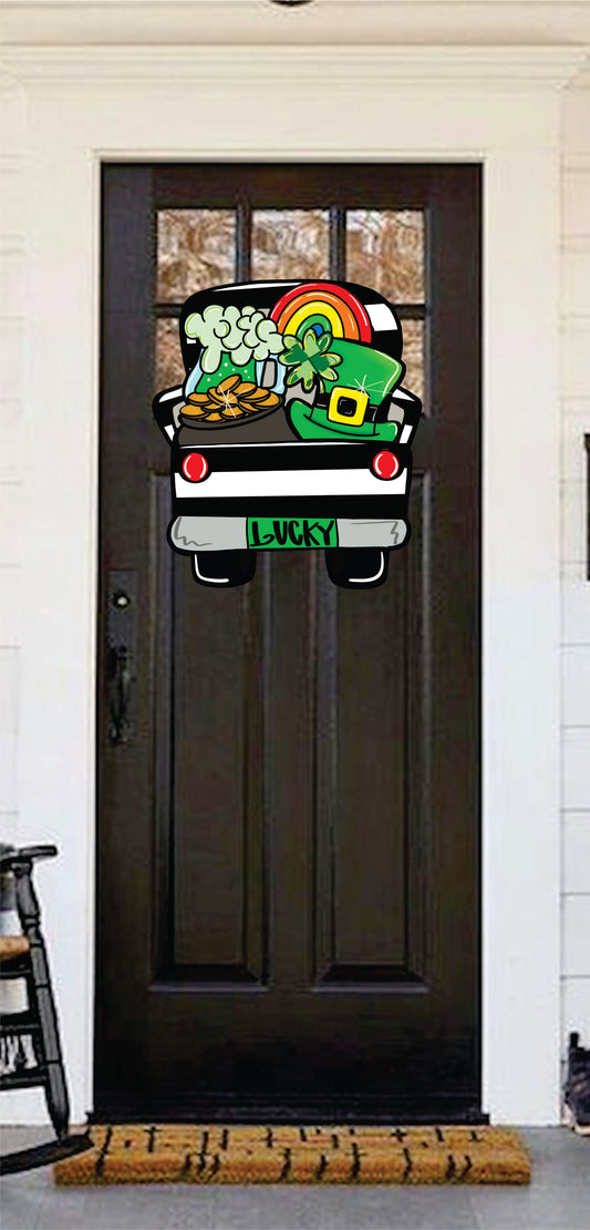 St Patricks door hanger